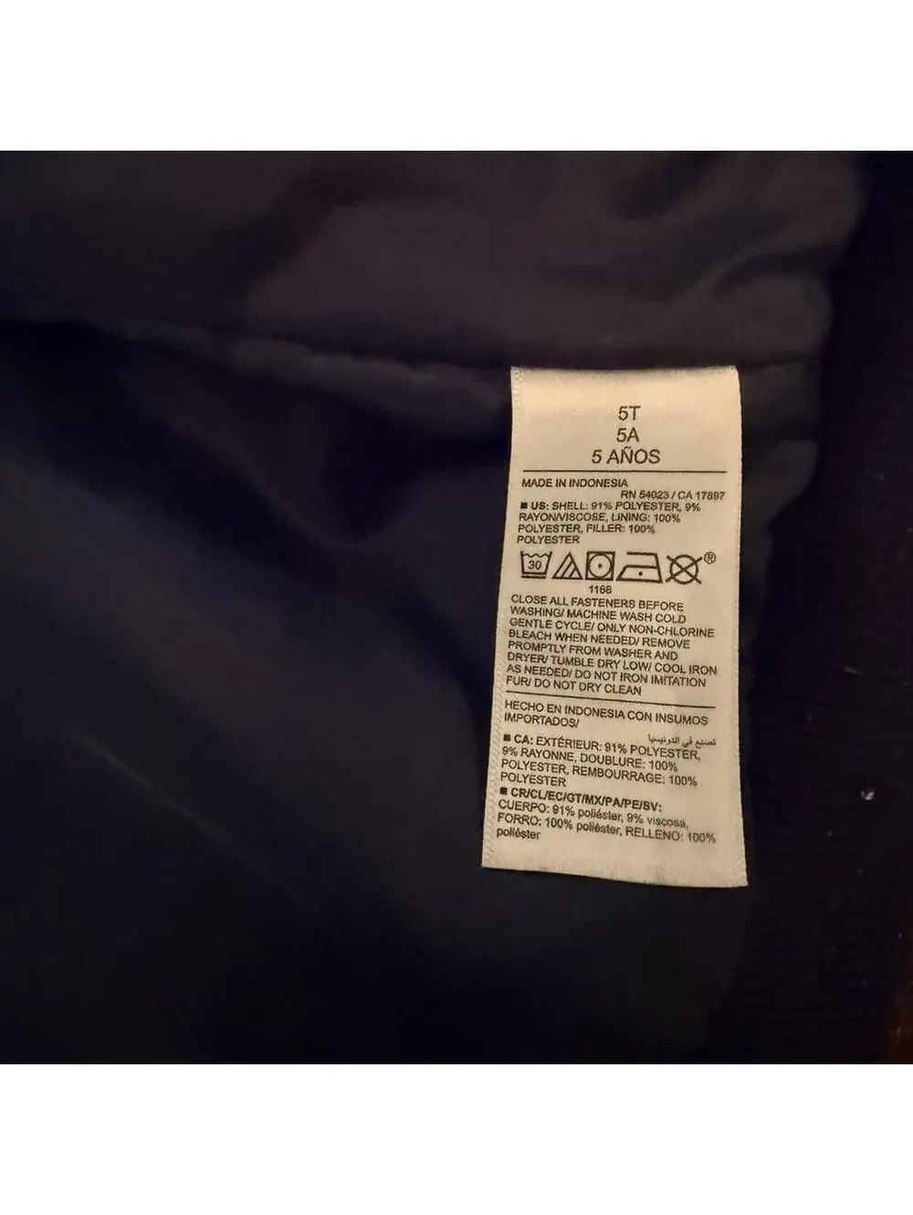 Old Navy Navy Blue Kids Jacket